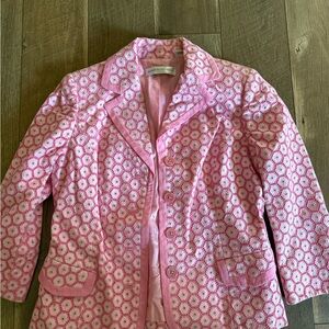 Dana Buchman Pink Textured Jacket